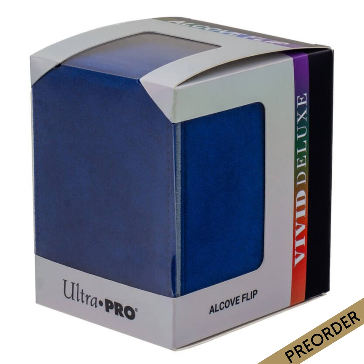 ULTRA PRO DECK BOX Vivid Deluxe Alcove Flip - DELUXE Blue