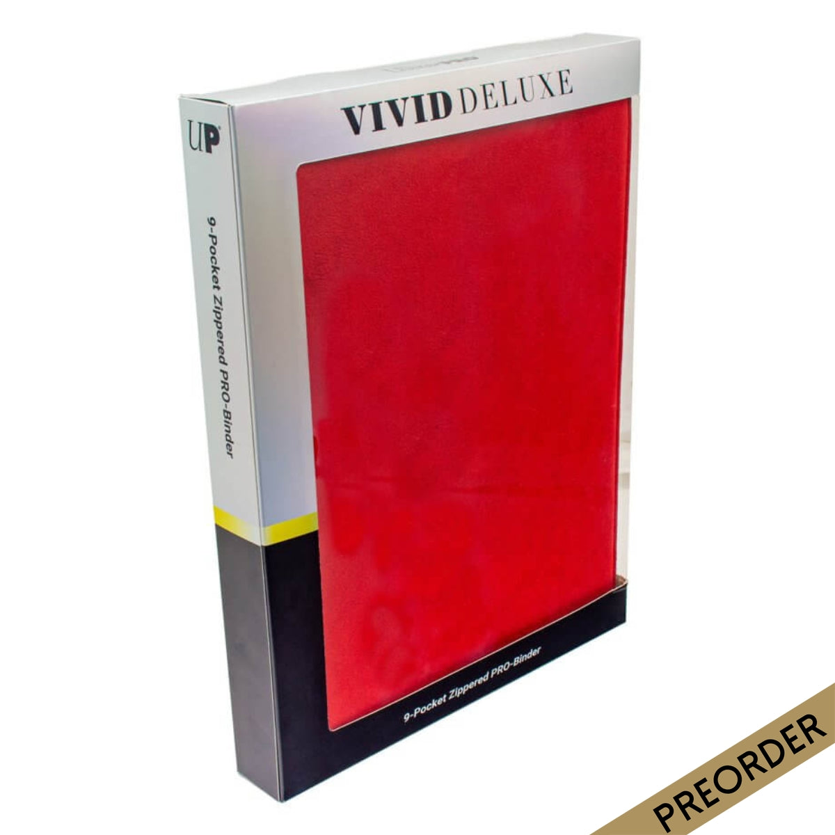ULTRA PRO BINDER - Vivid Deluxe 9-Pocket Zippered PRO-Binder DELUXE Red