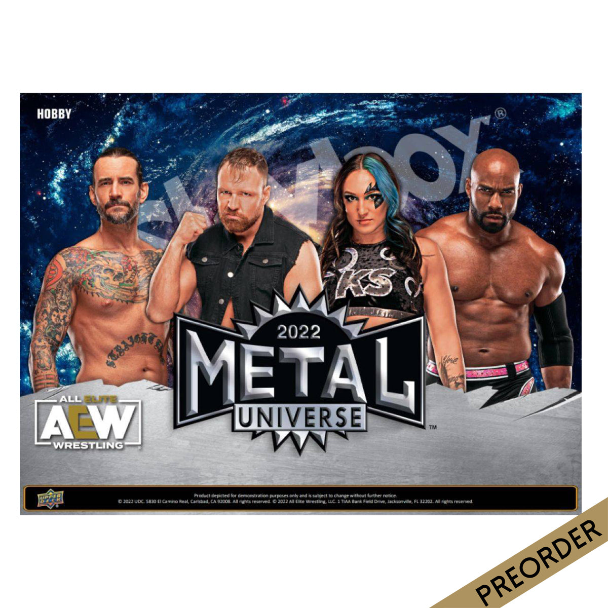 AEW - 2022 Skybox Metal Universe Cards (Display of 15)