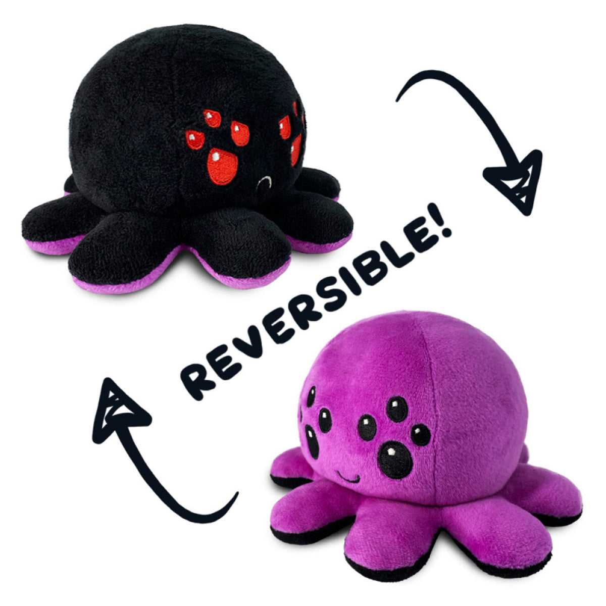 Reversible Plushie Spider Black/Purple