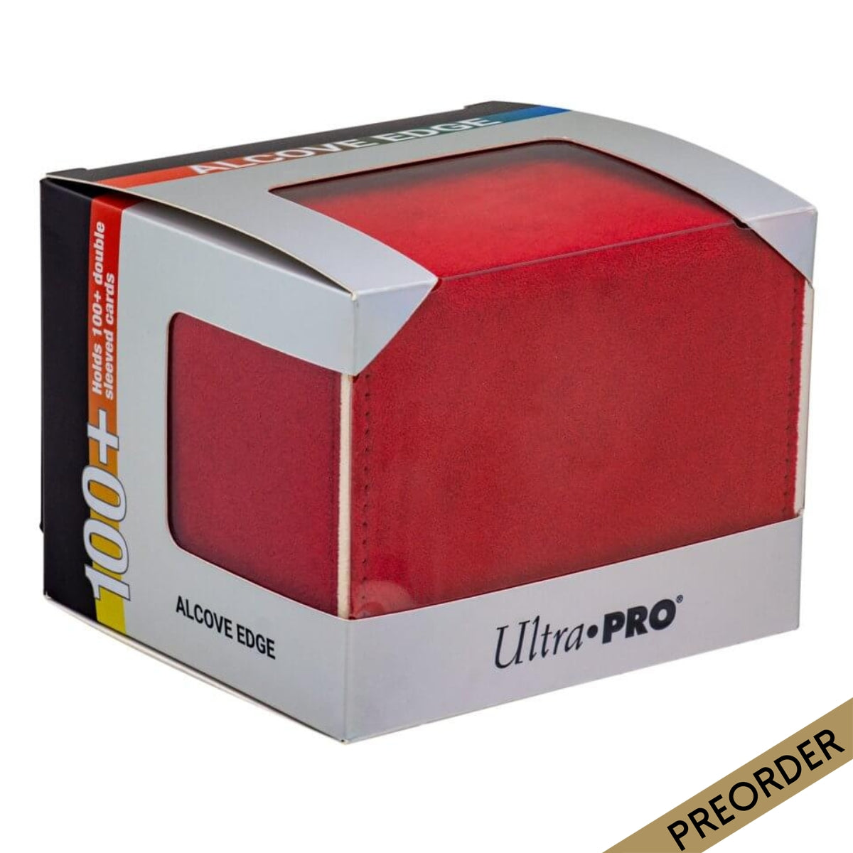 ULTRA PRO DECK BOX Vivid Deluxe Alcove Edge - DELUXE Red