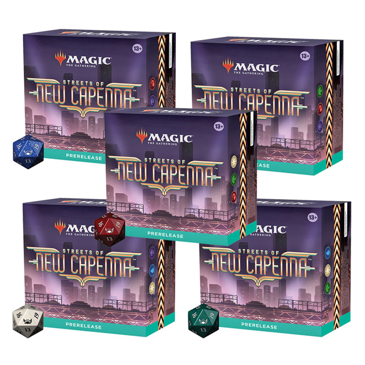 Magic Streets of New Capenna Prerelease Packs MTG (Set of 5)
