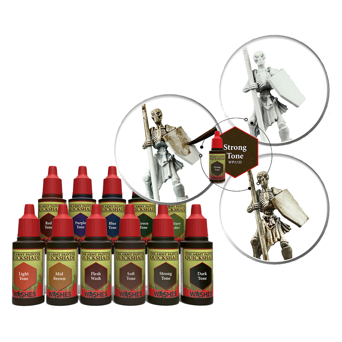 Army Painter Paint Set - Warpaints Quickshade Ink Set