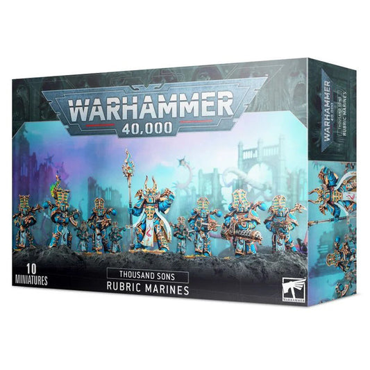 Warhammer 40K Thousand Sons Rubric Marines