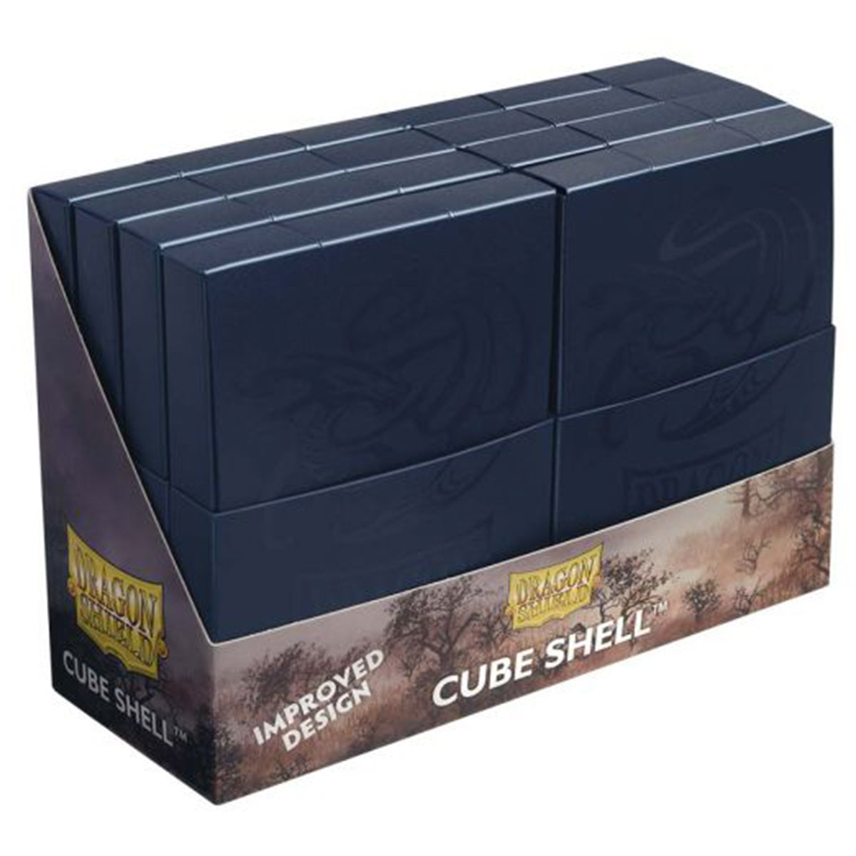 Dragon Shield Cube Shell Deck Box Midnight Blue