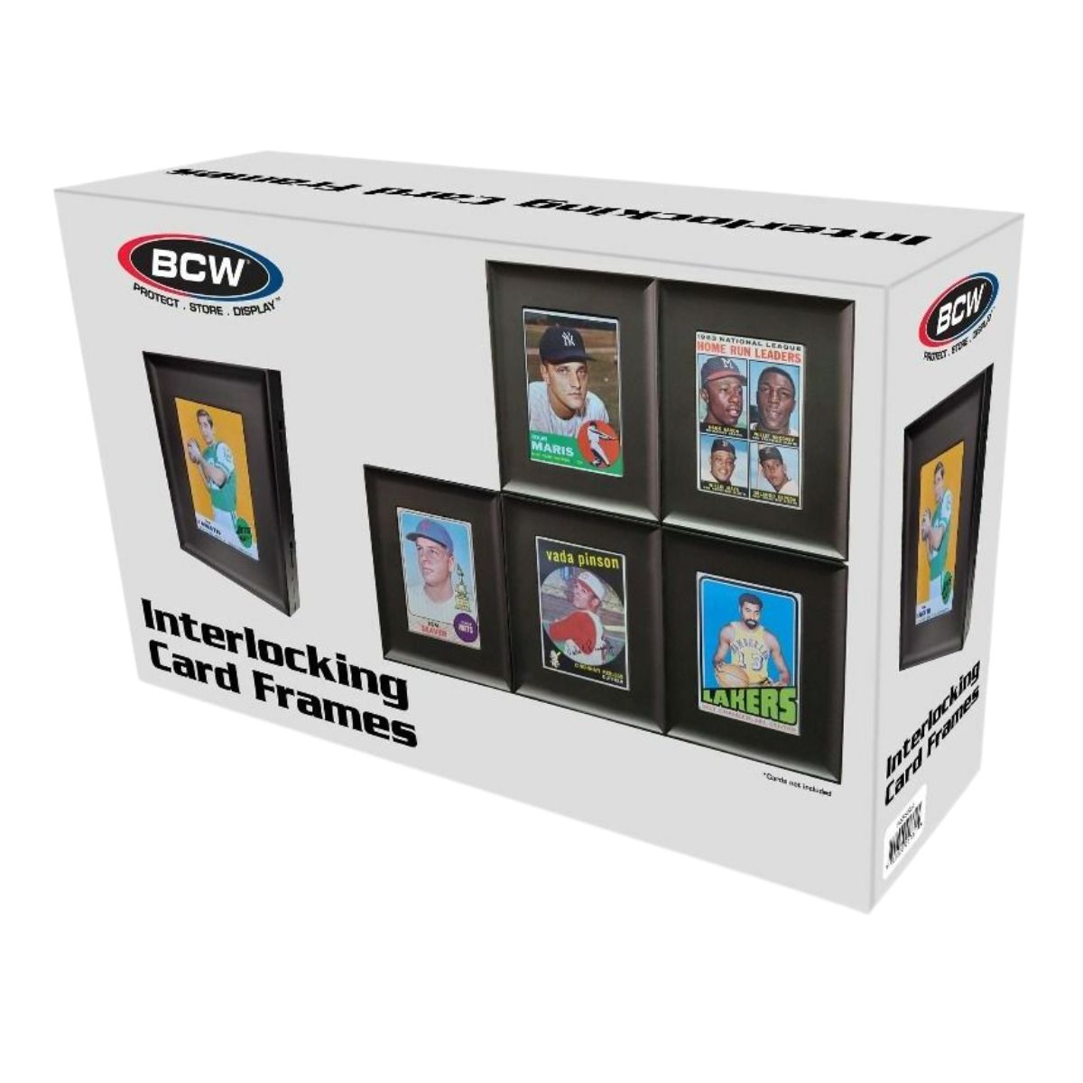 BCW Interlocking Card Frames Black (6 Frames Per Pack)