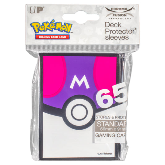 ULTRA PRO Pokemon Deck Protector Chromafusion Sleeve Master Ball