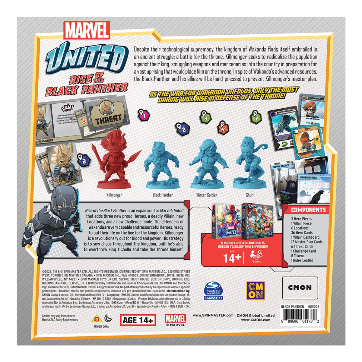 Marvel United Rise of the Black Panther Expansion
