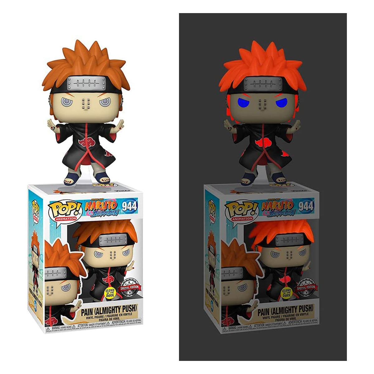 Naruto: Shippuden - Pain with Shinra Tensei Glow Pop! Vinyl