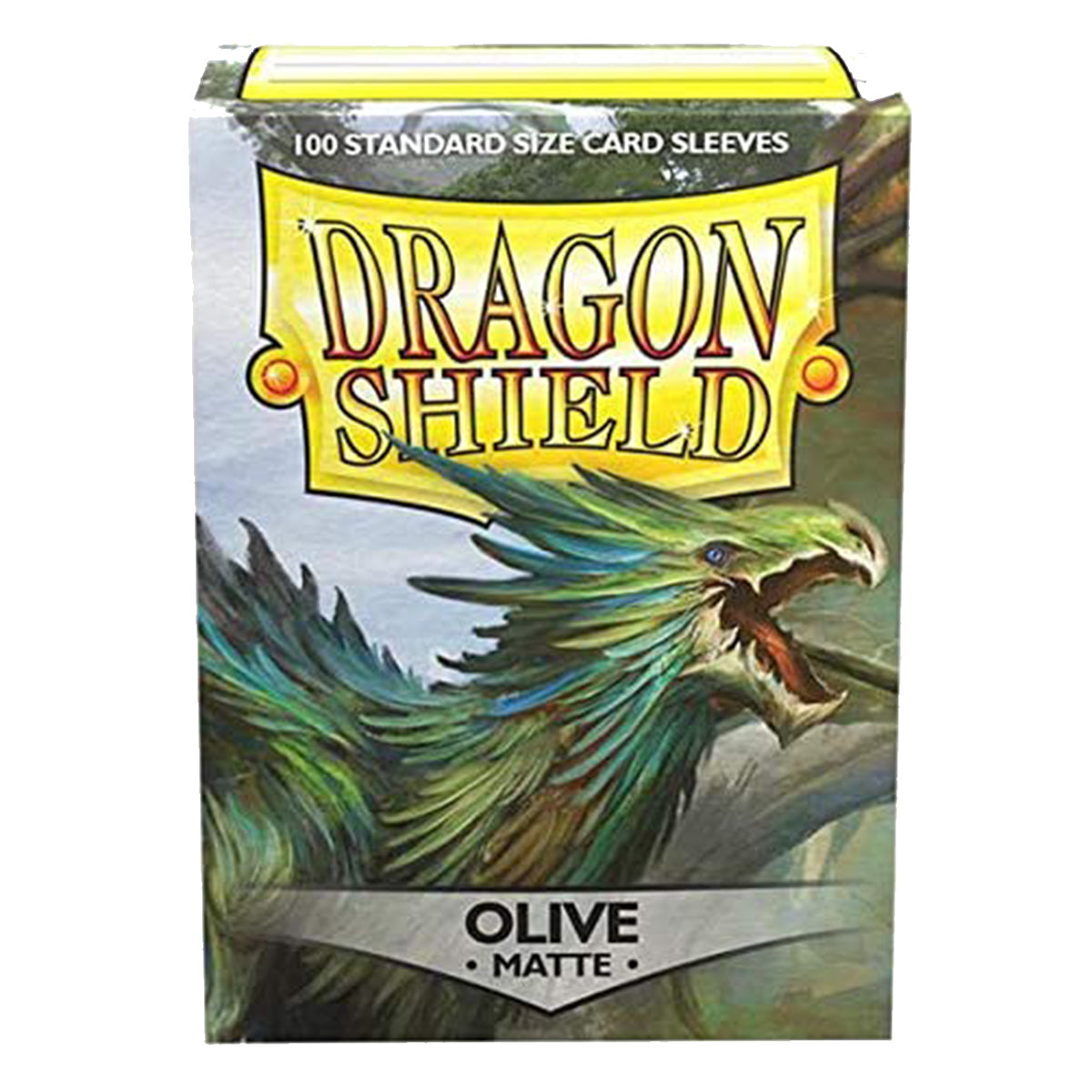Dragon Shield Standard 100ct Olive MATTE 63x88mm Sleeves