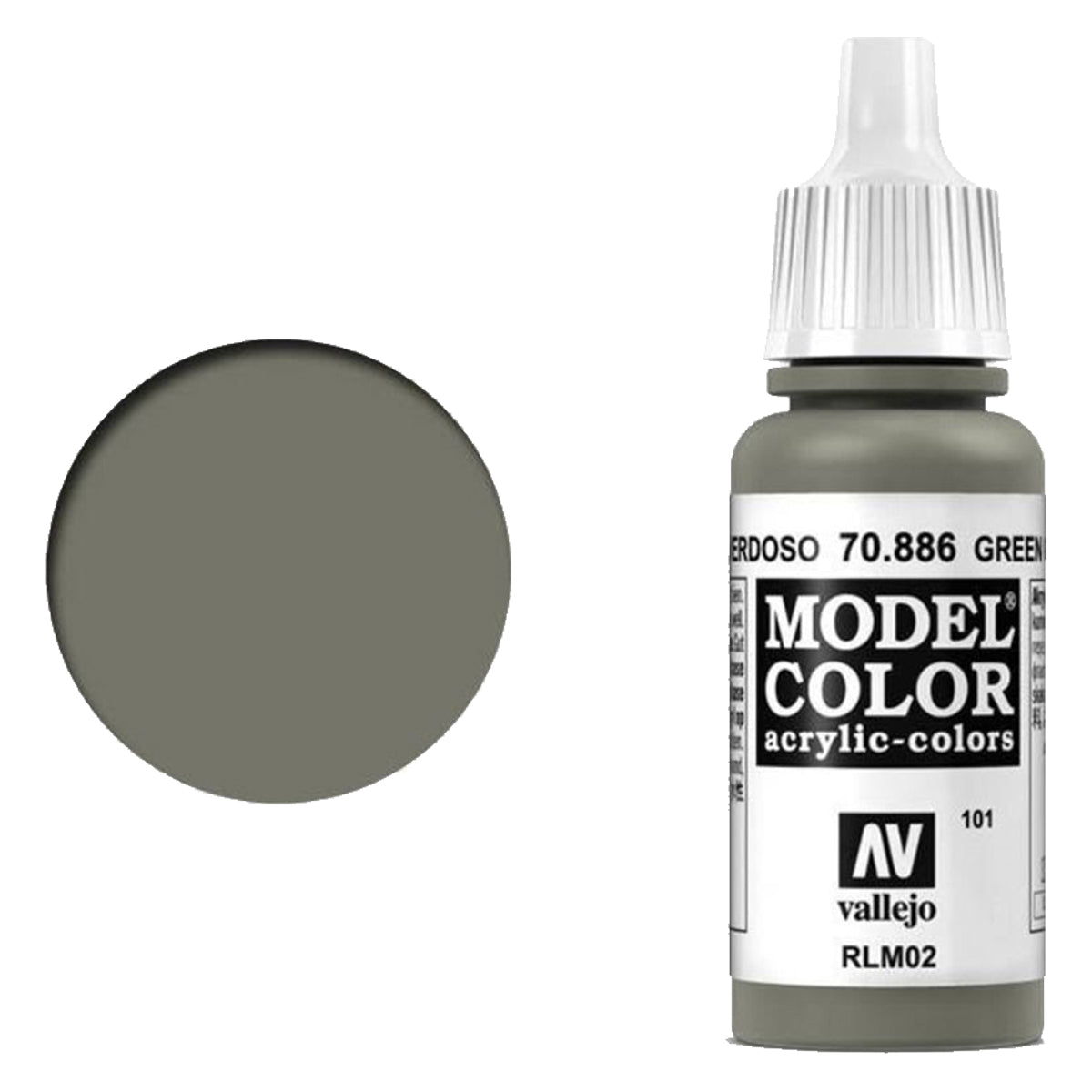 Vallejo Model Colour - Green Grey RLM02 17 ml