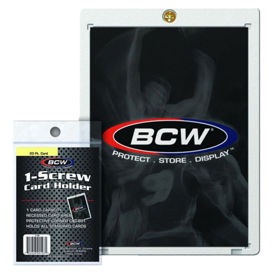 BCW 1 Screw Card Holder 20 Pt