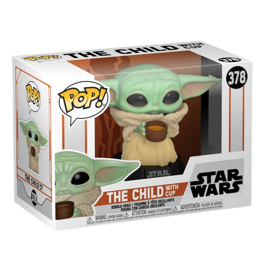 Star Wars: The Mandalorian - The Child with Cup Pop! Vinyl