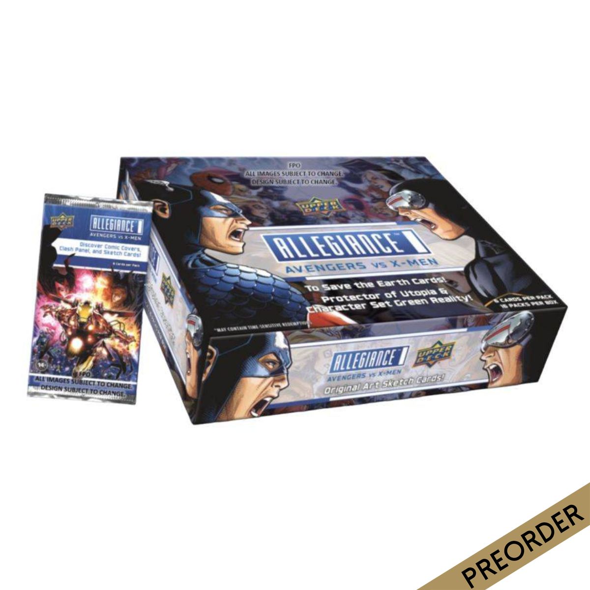 Marvel - Allegiance Avengers vs X-Men Trading Cards (Display of 16)