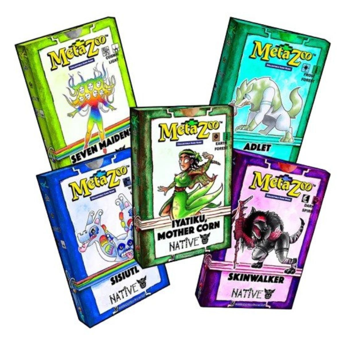 MetaZoo TCG Native 1st Edition Theme Decks (Set of 5)