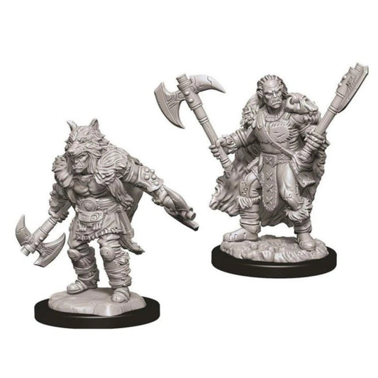 D&D Nolzurs Marvelous Unpainted Miniatures Male Half Orc Barbarian