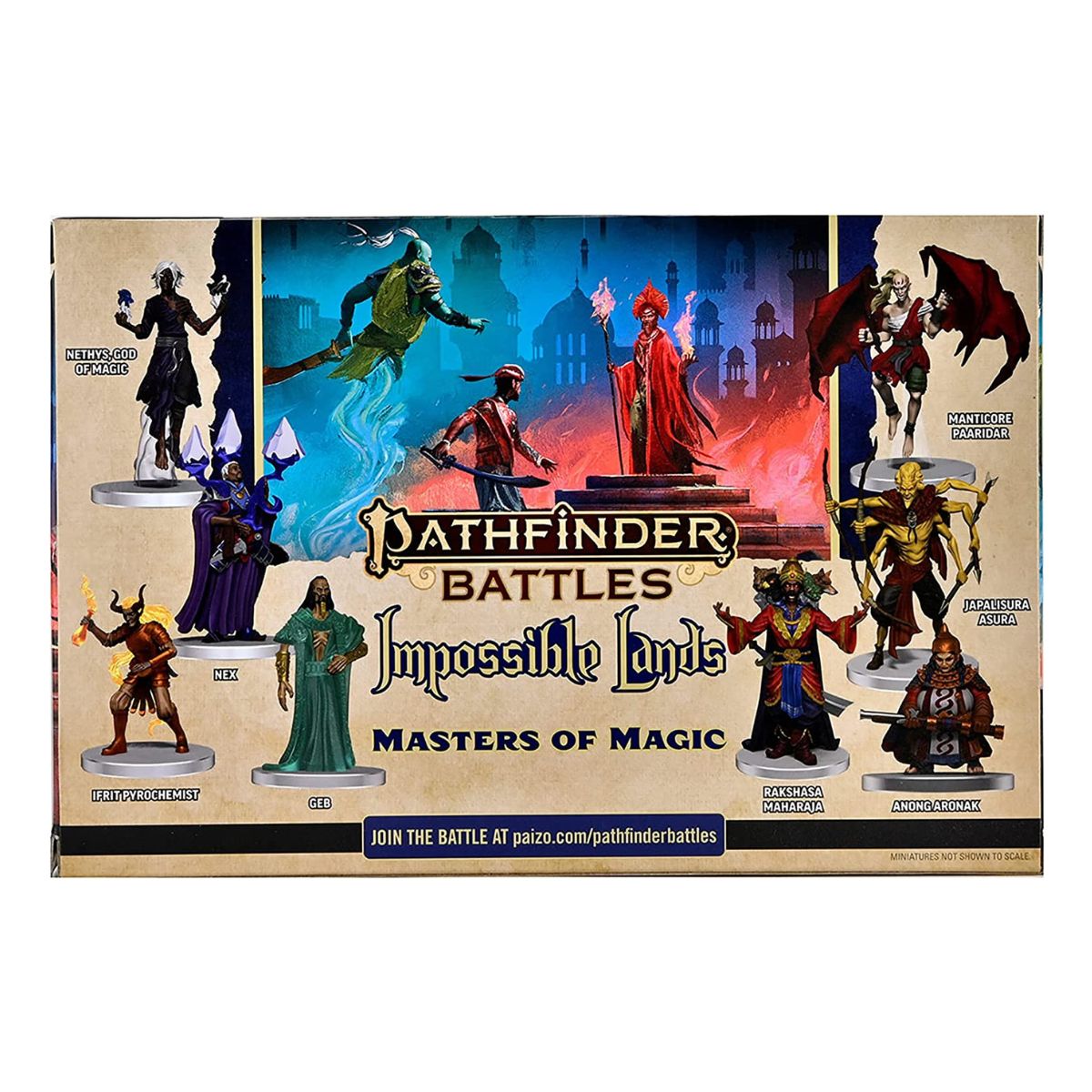 Pathfinder Battles Impossible Lands Masters of Magic Boxed Set