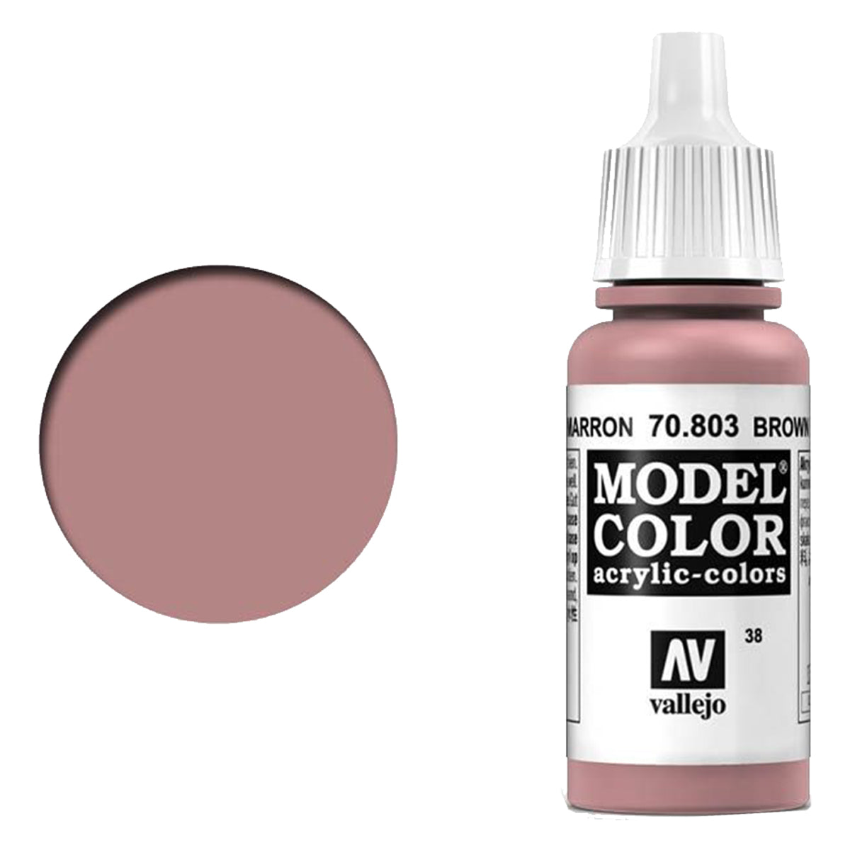 Vallejo Model Colour - Brown Rose 17 ml