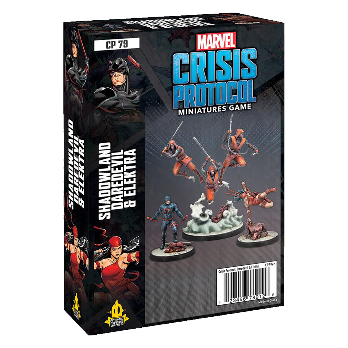 Marvel Crisis Protocol Shadowland Daredevil and Elektra with Hand Ninjas