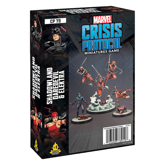 Marvel Crisis Protocol Shadowland Daredevil and Elektra with Hand Ninjas