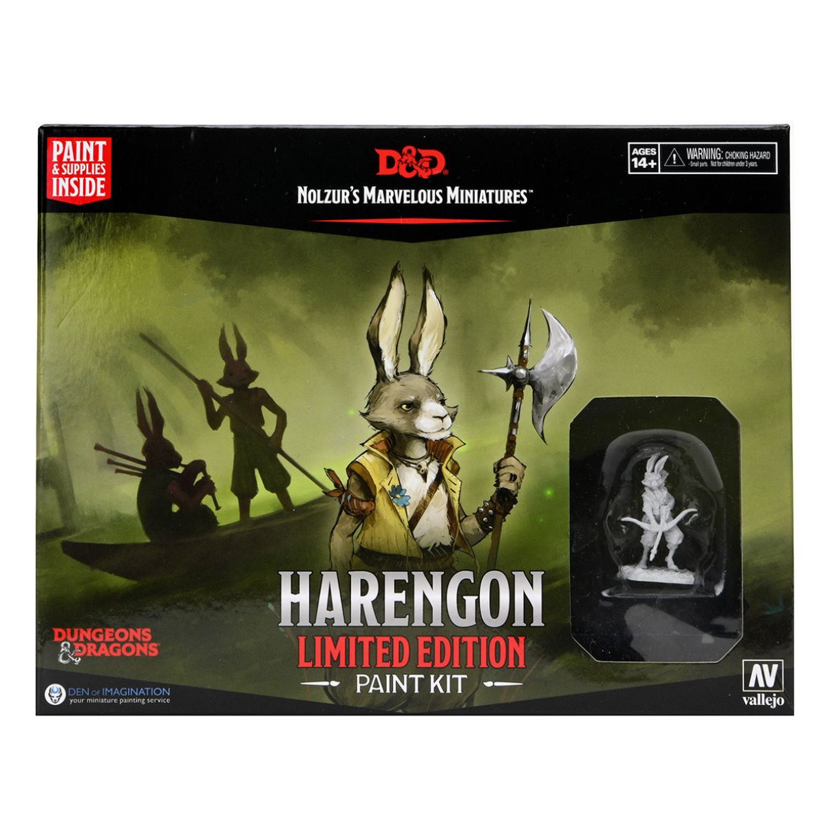 D&D Nolzurs Marvelous Limited Edition Paint Kit Harengon