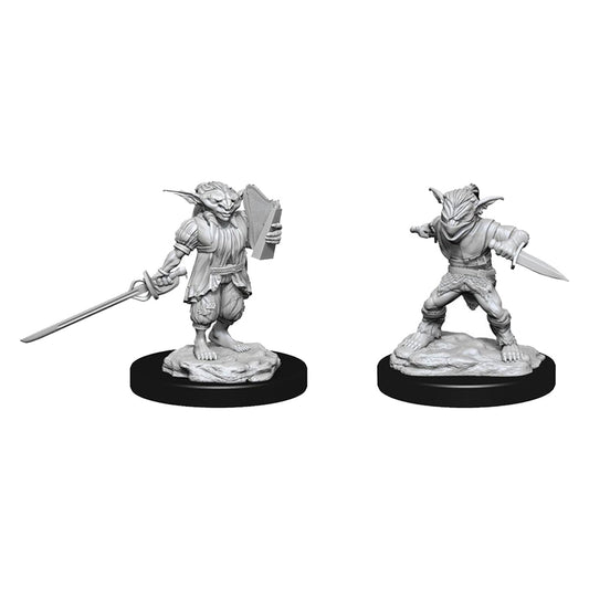 D&D Nolzurs Marvelous Unpainted Miniatures Male Goblin Rogue & Female Goblin Bard
