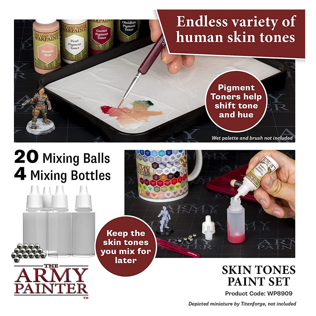 Army Painter Paint Set - Skin Tones Sets