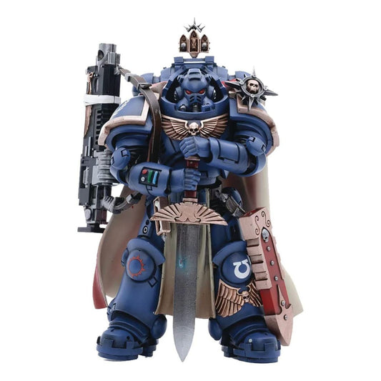 Warhammer Collectibles: 1/18 Scale Ultramarines Captain With Master-crafted Heavy Bolt Rifle