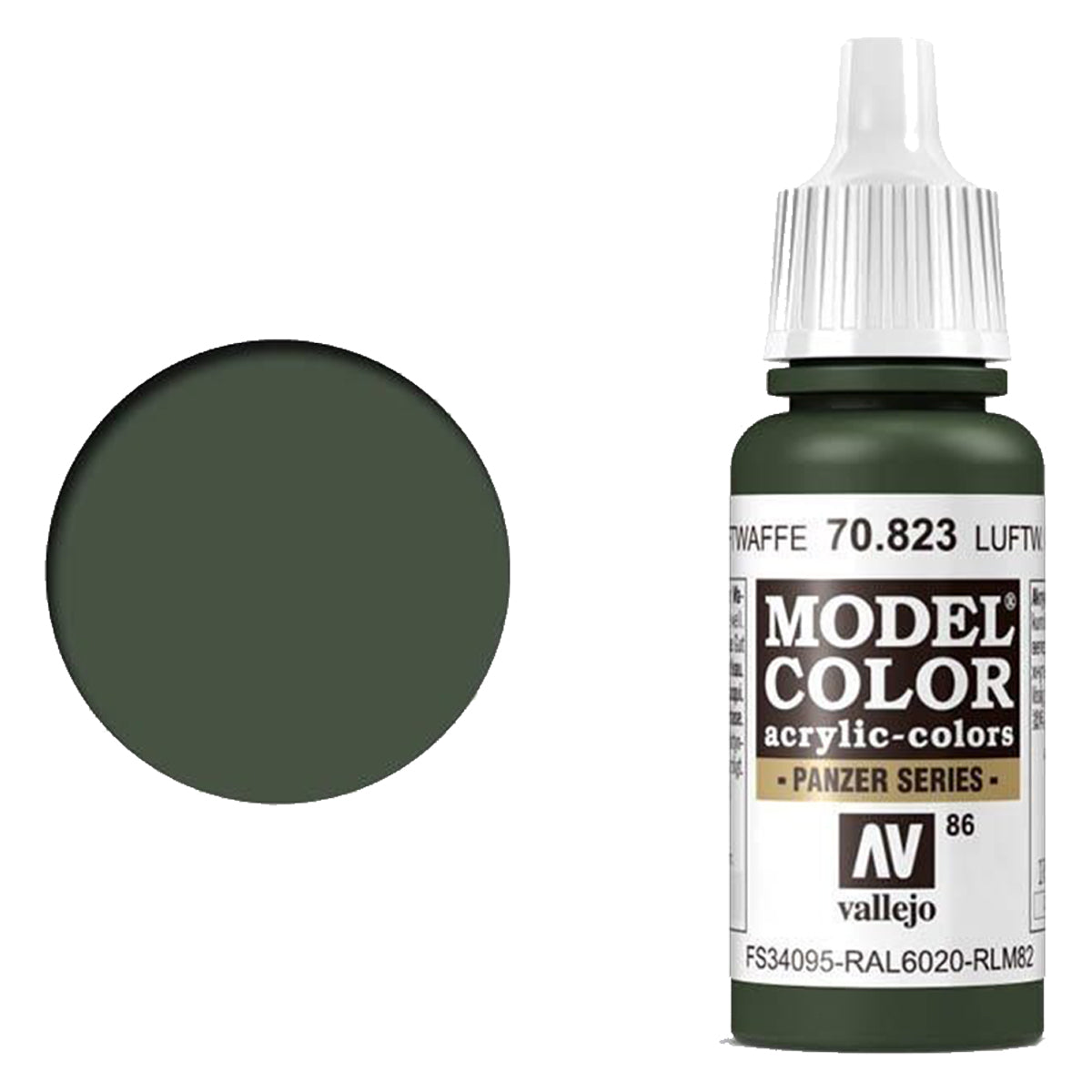 Vallejo Model Colour - Luftwaffe Cam Green 17 ml