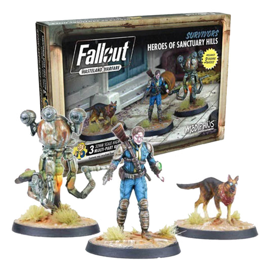 Fallout Wasteland Warfare Survivors Heroes of Sanctuary Hills
