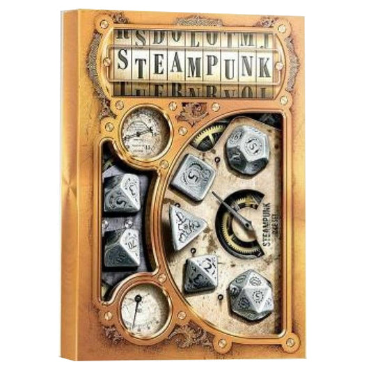 Q Workshop Steampunk Metal Dice Set 7
