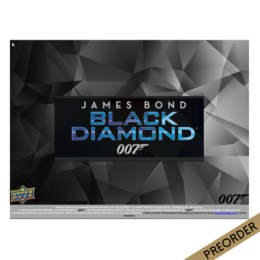 James Bond - Black Diamond Trading Cards (Display of 1)