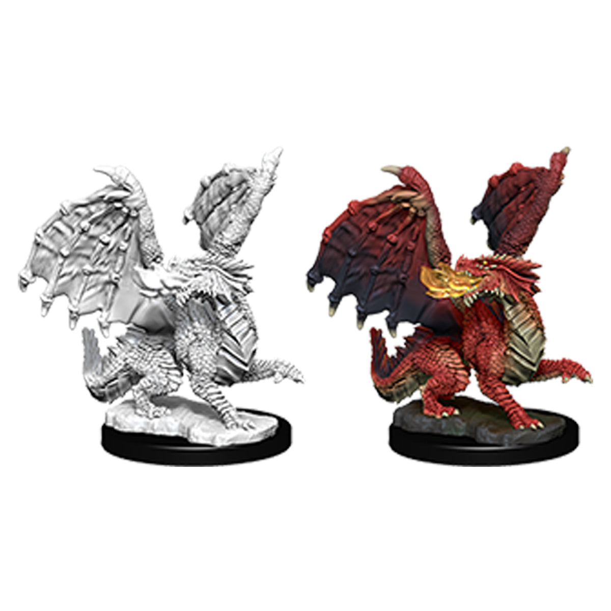 D&D Nolzurs Marvelous Unpainted Miniatures Red Dragon Wyrmling
