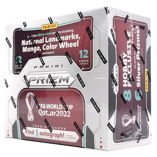Soccer - 2022 Prizm Fifa World Cup Qatar Hobby Trading Cards (Display of 12)