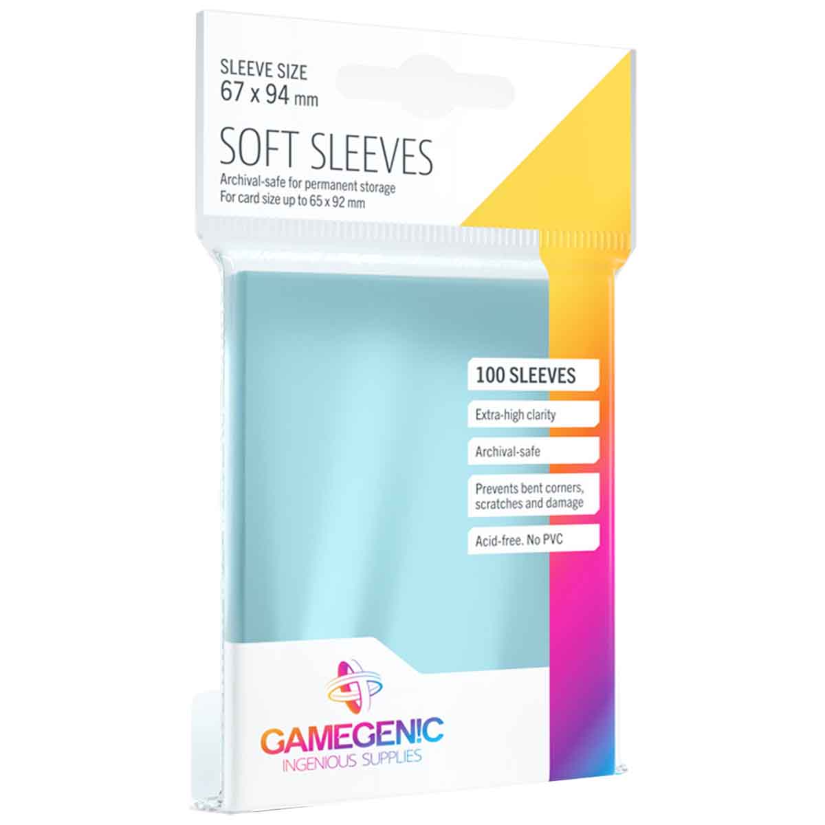Gamegenic 100ct Soft Sleeves 67x94mm