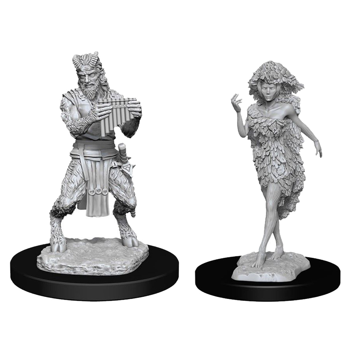 D&D Nolzurs Marvelous Unpainted Miniatures Satyr and Dryad