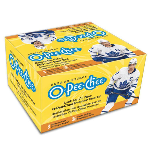 NHL - 2022/23 O-Pee-Chee Hockey Trading Cards - Retail (Display of 36)