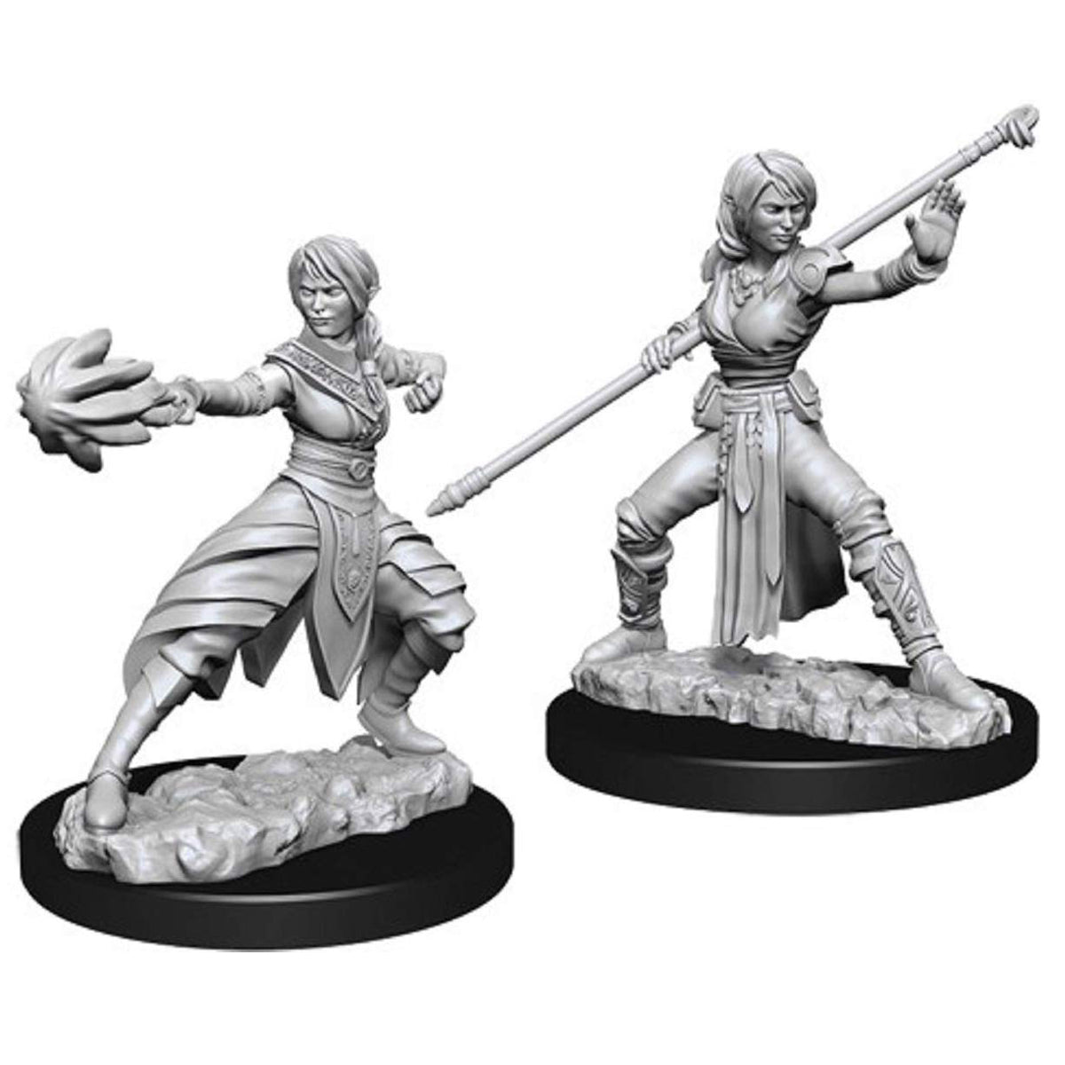 D&D Nolzurs Marvelous Unpainted Miniatures Female Half Elf Monk