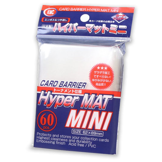 KMC HYPER MAT 60ct MINI SIZE 62x89mm CLEAR