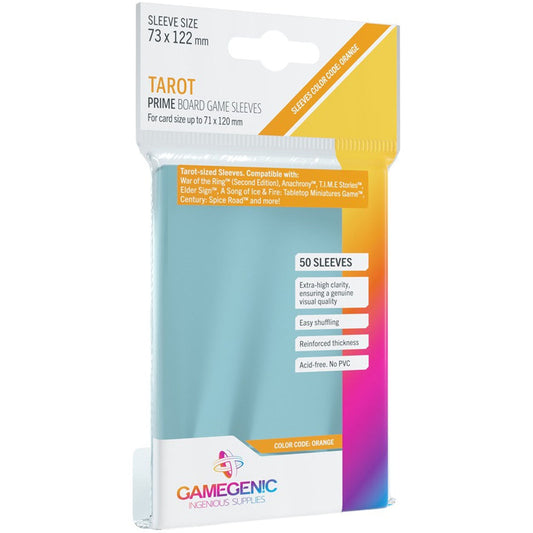 Gamegenic Prime Board Game Sleeves Tarot Sized 73mm x 122mm 50pc