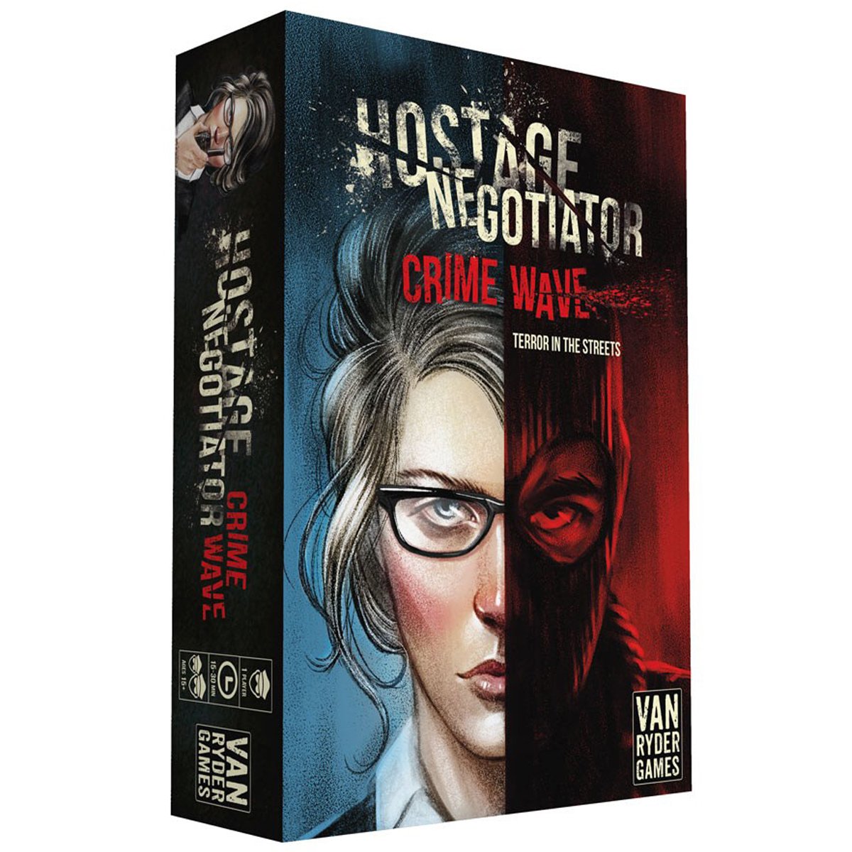Hostage Negotiator Crime Wave Standalone Game plus Storage Box