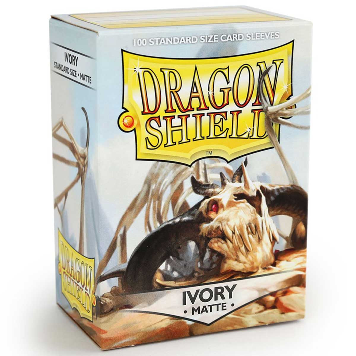 Dragon Shield Standard 100ct Ivory MATTE 63x88mm Sleeves