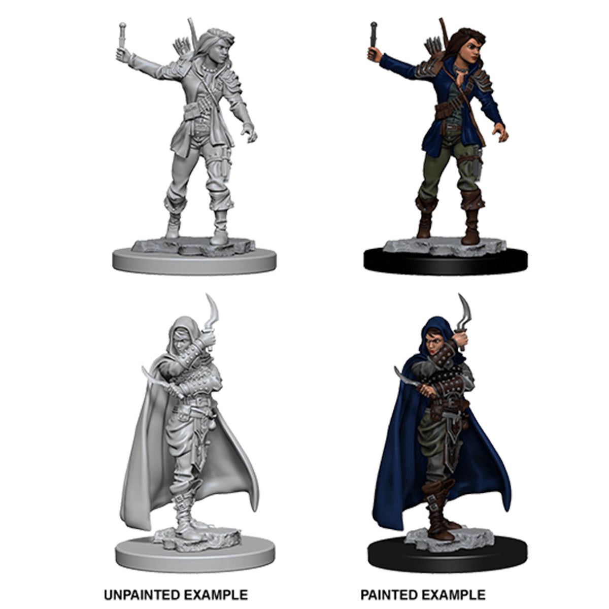 Pathfinder Deep Cuts Unpainted Miniatures Human Female Rogue