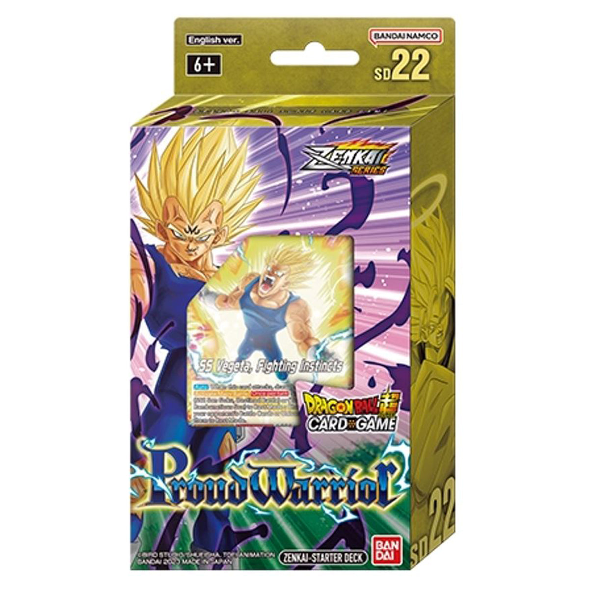 Dragon Ball Super Zenkai Series Proud Warrior Starter Deck 22 SD22