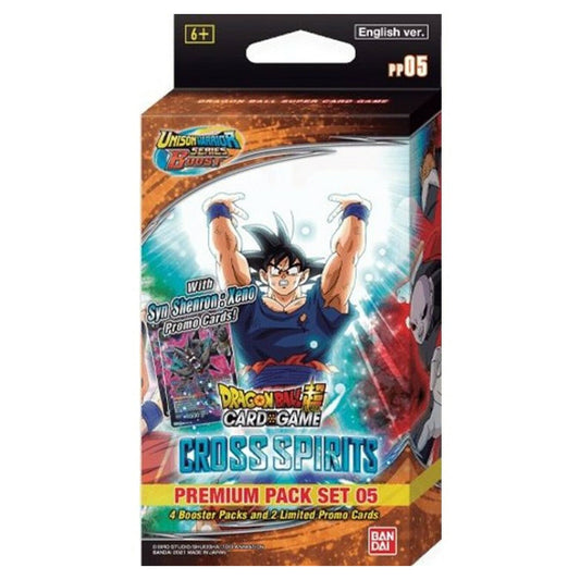 Unison Warrior Cross Spirits UW5 Premium Pack 05 PP05 Dragon Ball Super