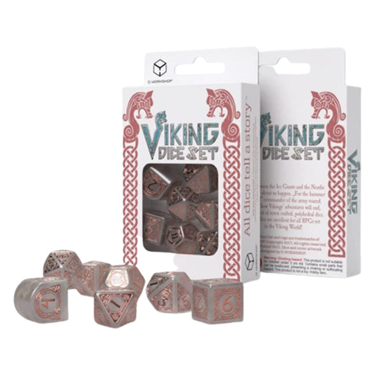 Q Workshop Viking Modern Niflheim Dice Set 7