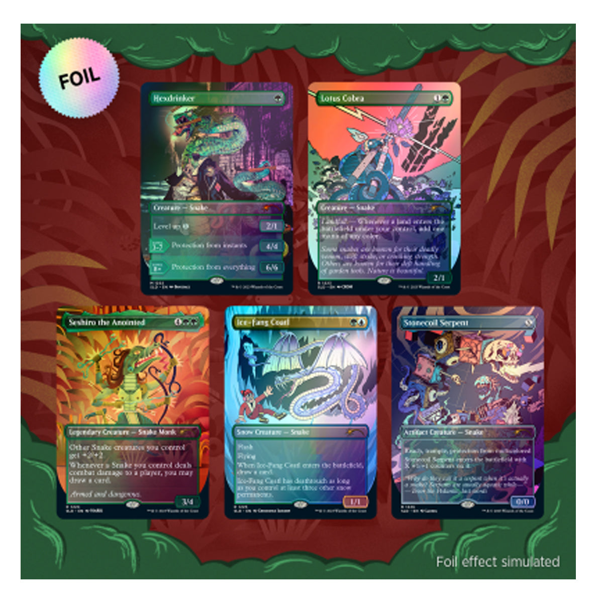 Secret Lair Ssssssnakessssss Foil Edition