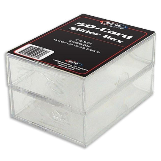 BCW 2 Piece Slider Box 50 Count
