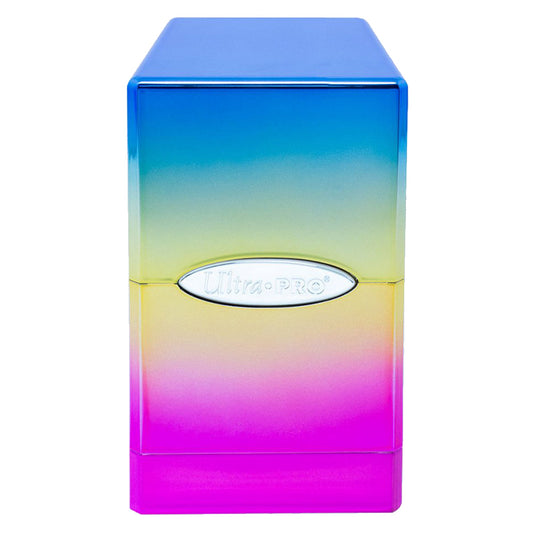ULTRA PRO Deck Box Satin Tower Hi Gloss Rainbow