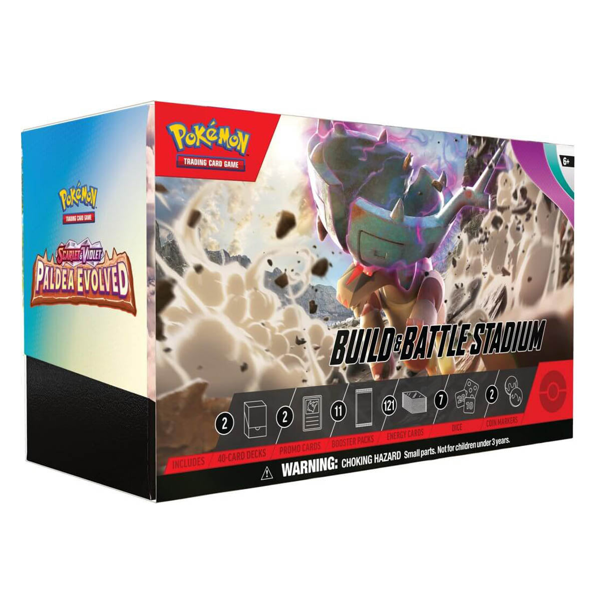 Scarlet & Violet 2 Paldea Evolved Build & Battle Stadium POKEMON TCG
